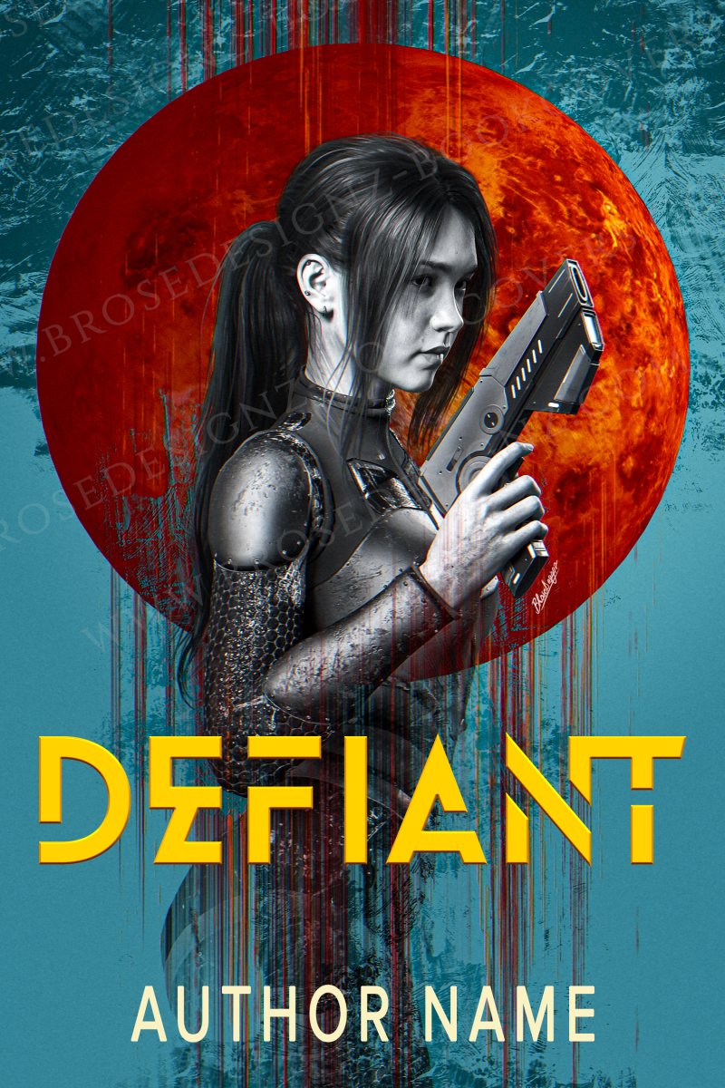 Defiant- Sci-fi Fantasy Premade book cover