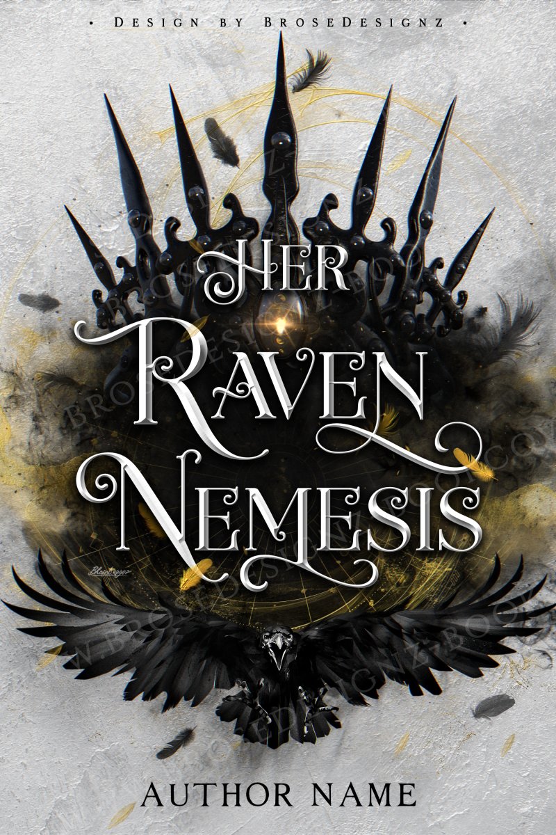 Her Raven Nemesis- Fantasy Premade book cover