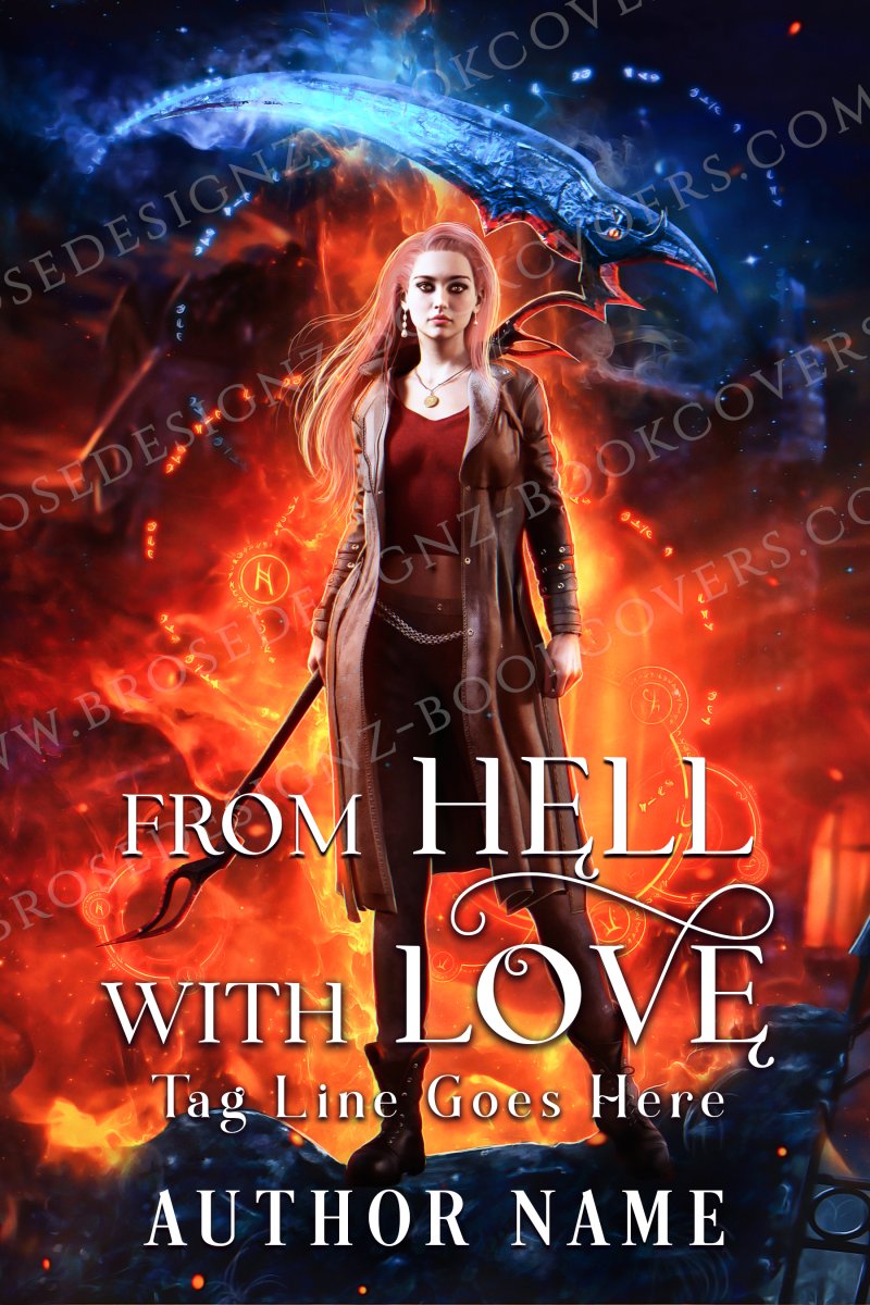 From Hell with Love-Fantasy Premade book cover