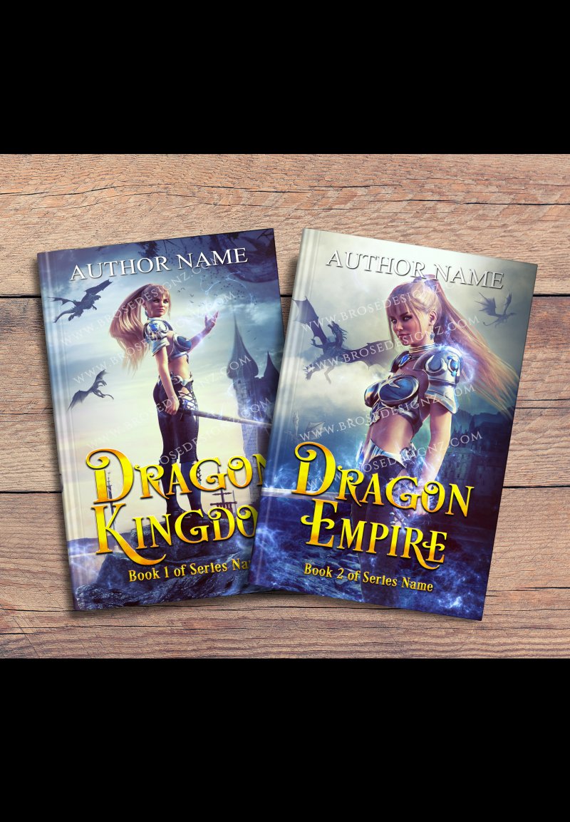 Dragon Kingdom 2 book covers set
