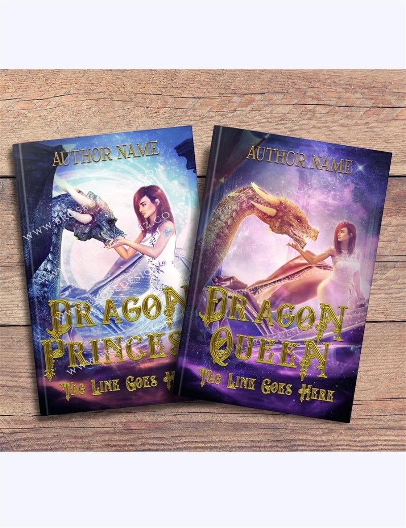 Dragon Queen 2 book covers set