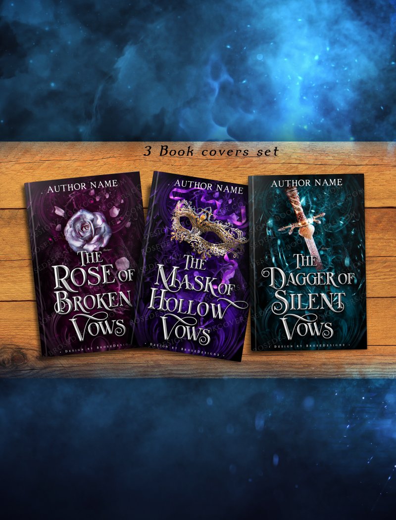 Vows 3 book covers set- Fantasy Premade book cover