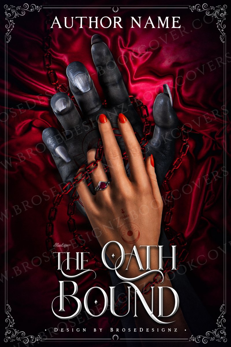 The oath bound-Beast Fantasy Romance Premade book cover