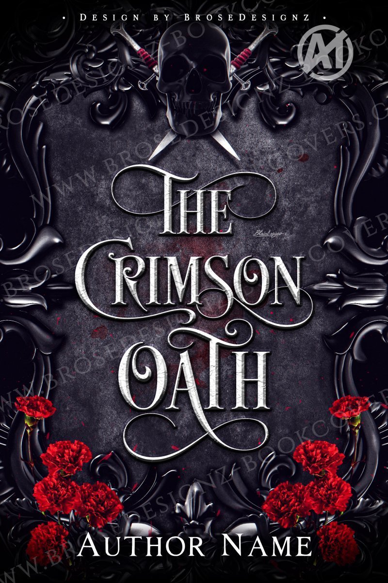 The Crimson Oath-Fantasy Premade book cover