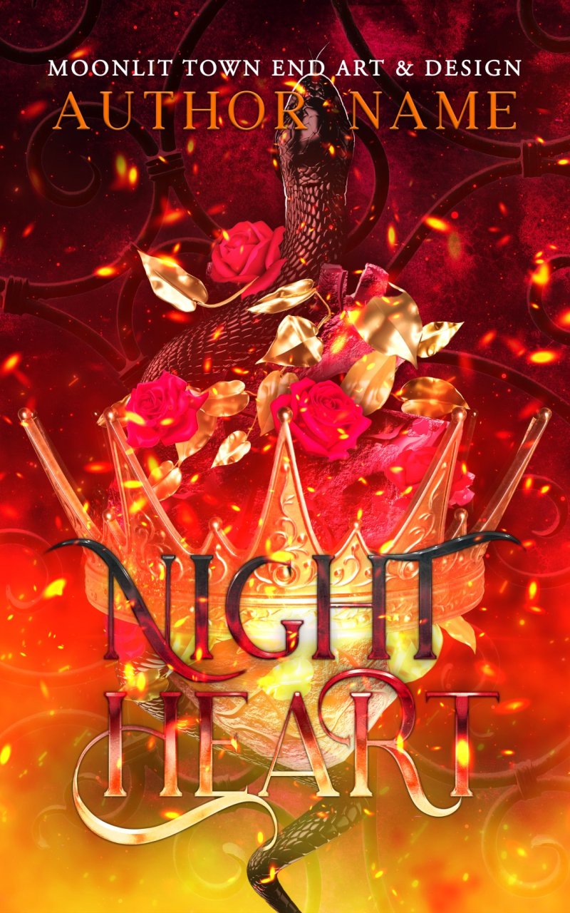 Night Heart – Premade Fantasy Romance Book Cover
