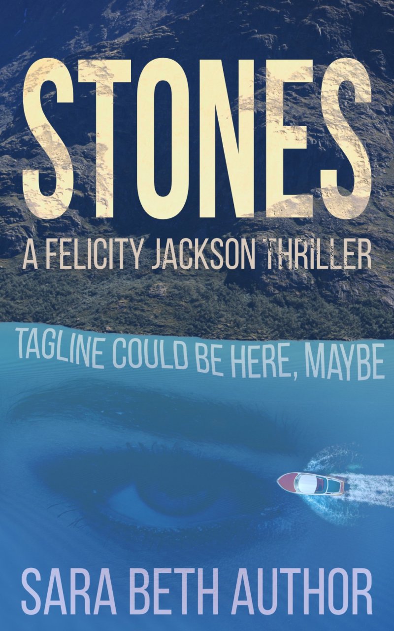 Stones – Speedboat in the Lake with Eye Overlay