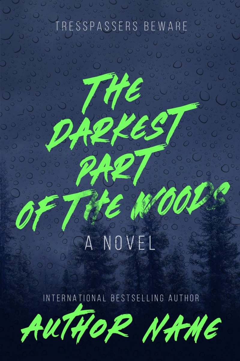 Premade Cover: The Darkest Part of the Woods
