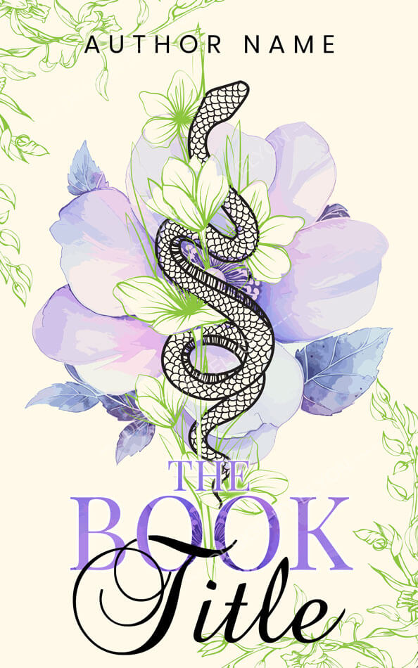 Snake and orchid