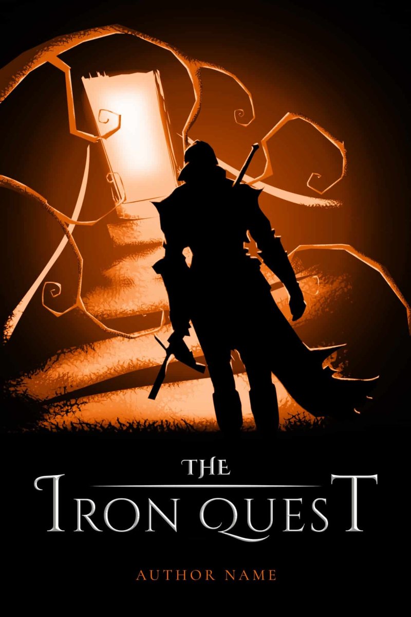 The Iron Quest – Dark Fantasy and Dystopian Book Cover