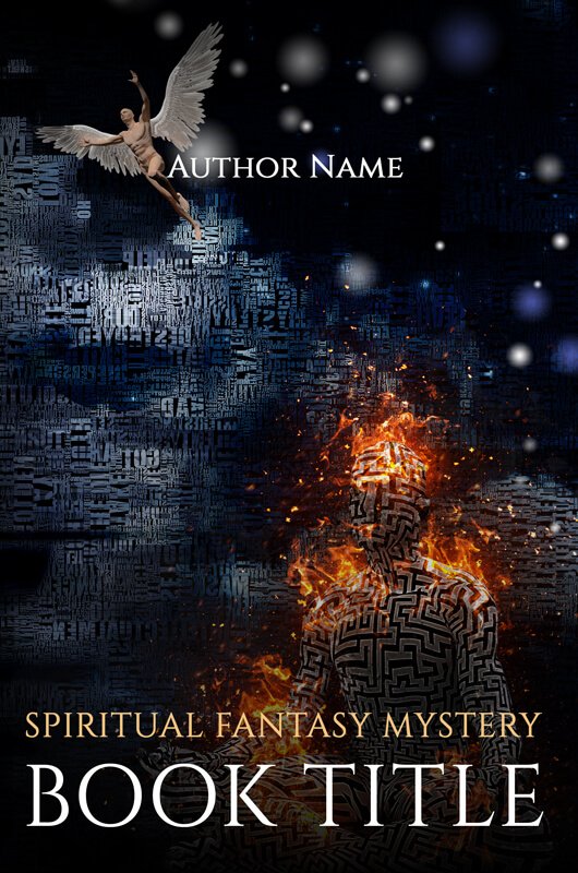 Flaming meditation – Book Cover – Mystery | Spiritual | Fantasy