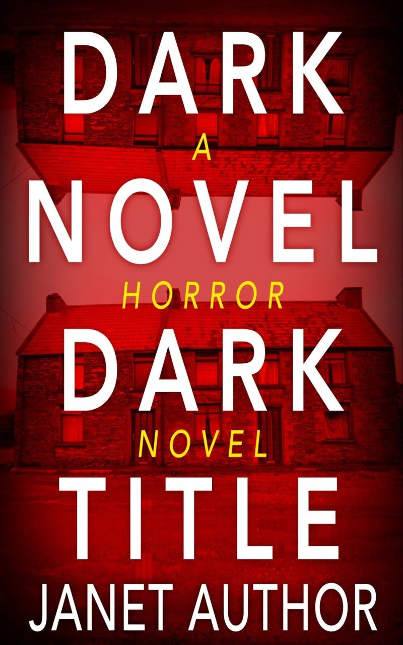 Dark Novel – Sinister Blood Red House Cover