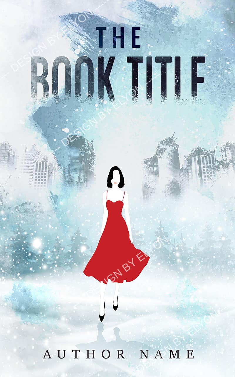 The girl with a red dress