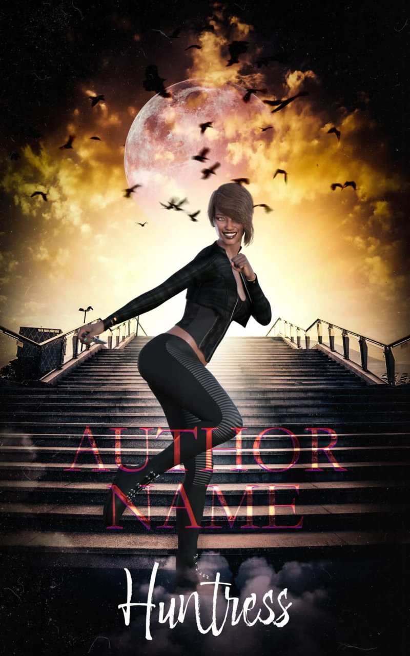 Huntress – set of two eBook covers
