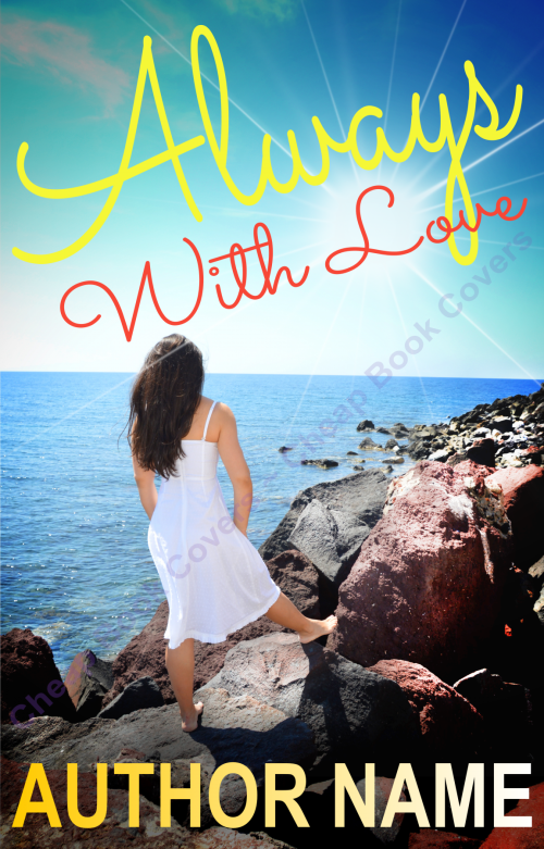 Always With Love – Woman Rocks Beach in Santorini, Greece