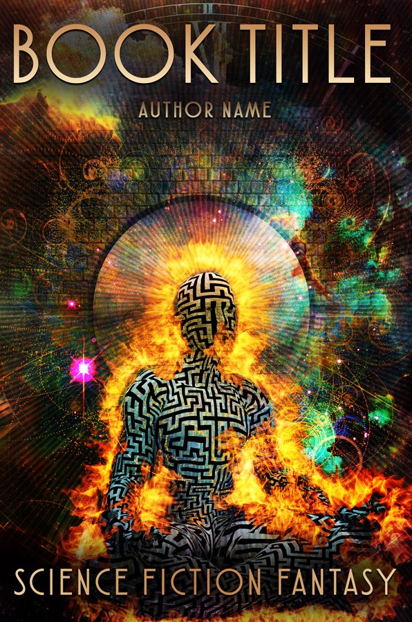 Burning meditation – Fantasy | Spiritual | Psychology | Religion – Book cover