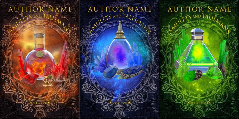 Amulets and Talismans (Set of 3 covers)