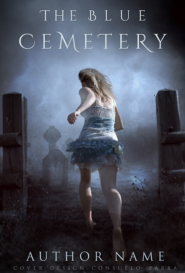 The blue cemetery