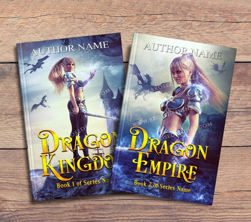 Dragon Kingdom 2 book covers set