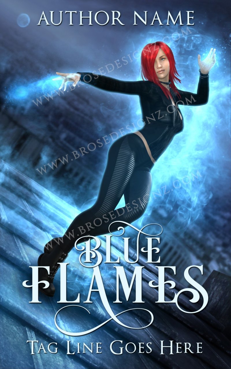 Blue flames