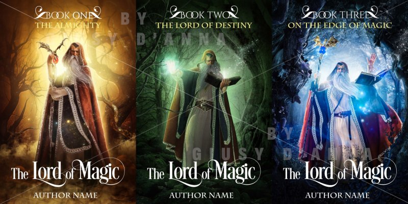 The Lord of Magic (Set of 3 covers)