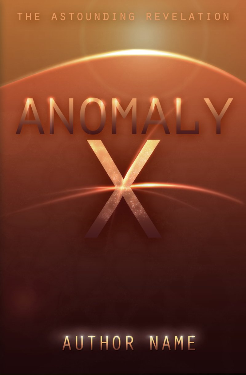 SciFi Book Cover ‘Anomaly’