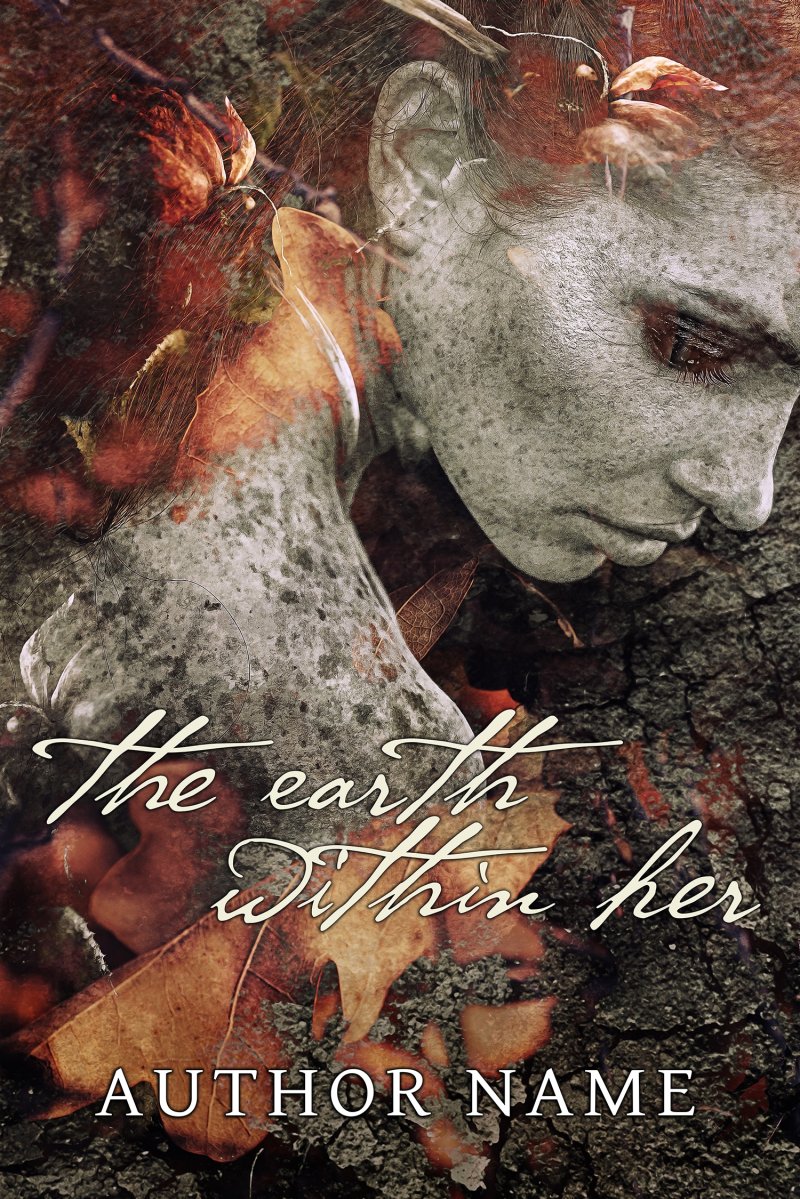 the earth within her – Psychological Fiction Premade Cover