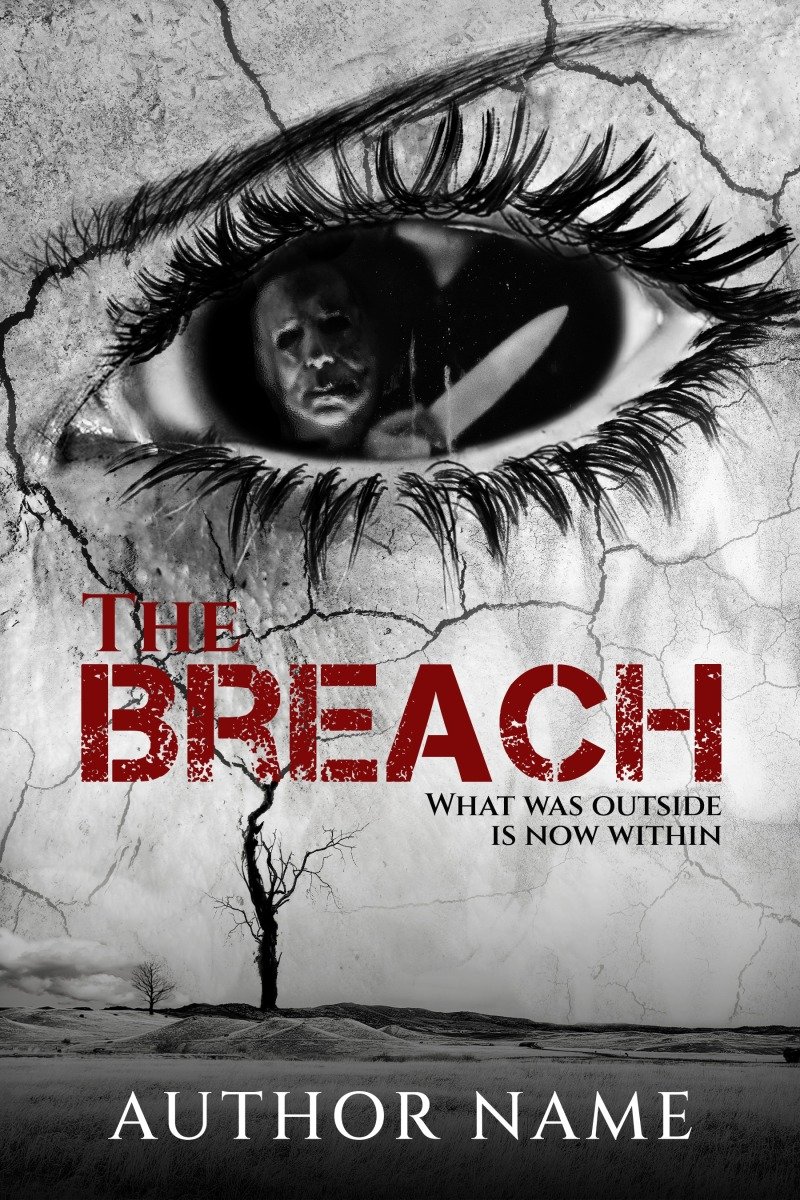The Breach – Surreal Psychological Thriller & Horror Premade Book Cover