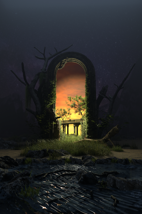 The Sanctuary – Fantasy Book Cover