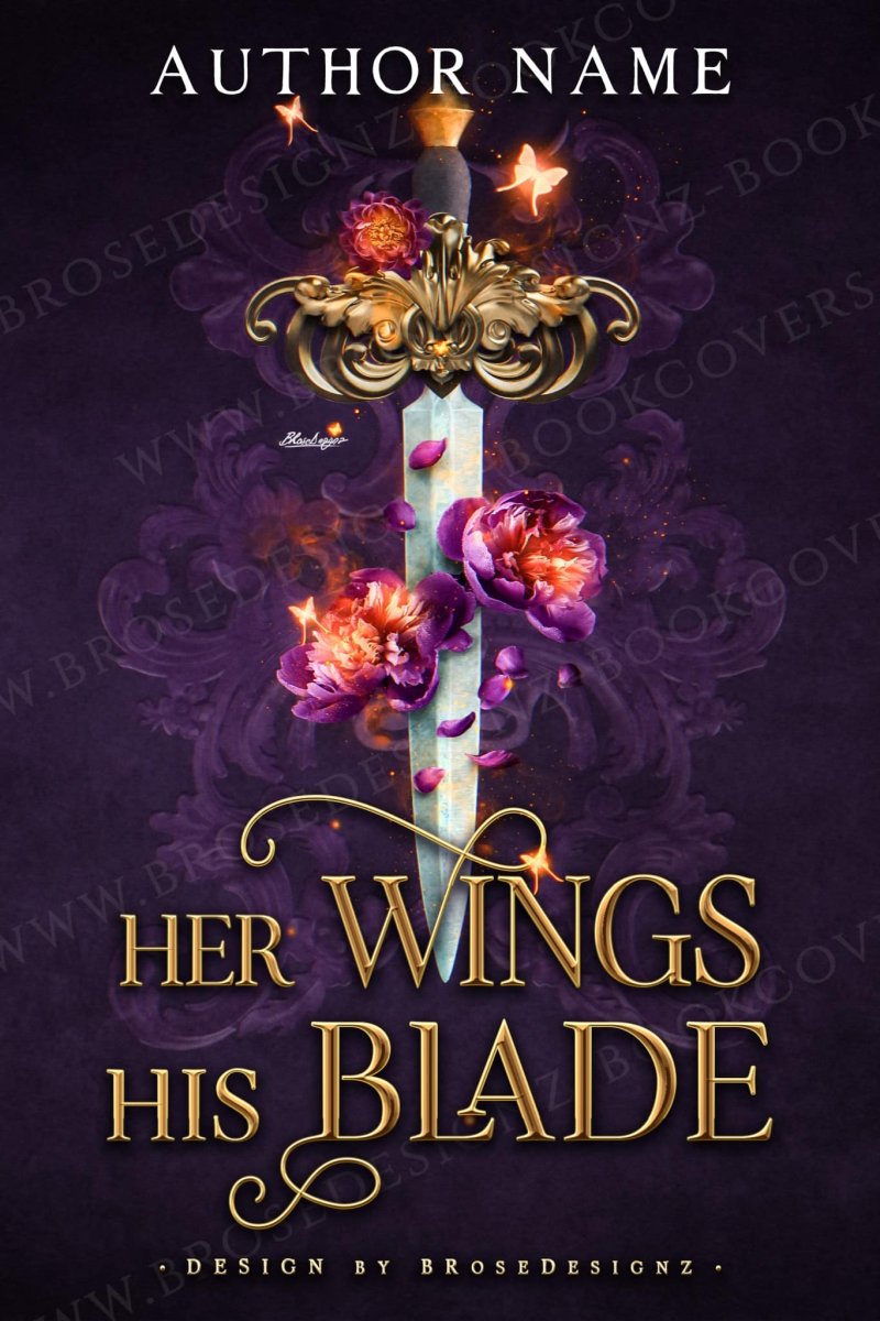 Her wings his blade