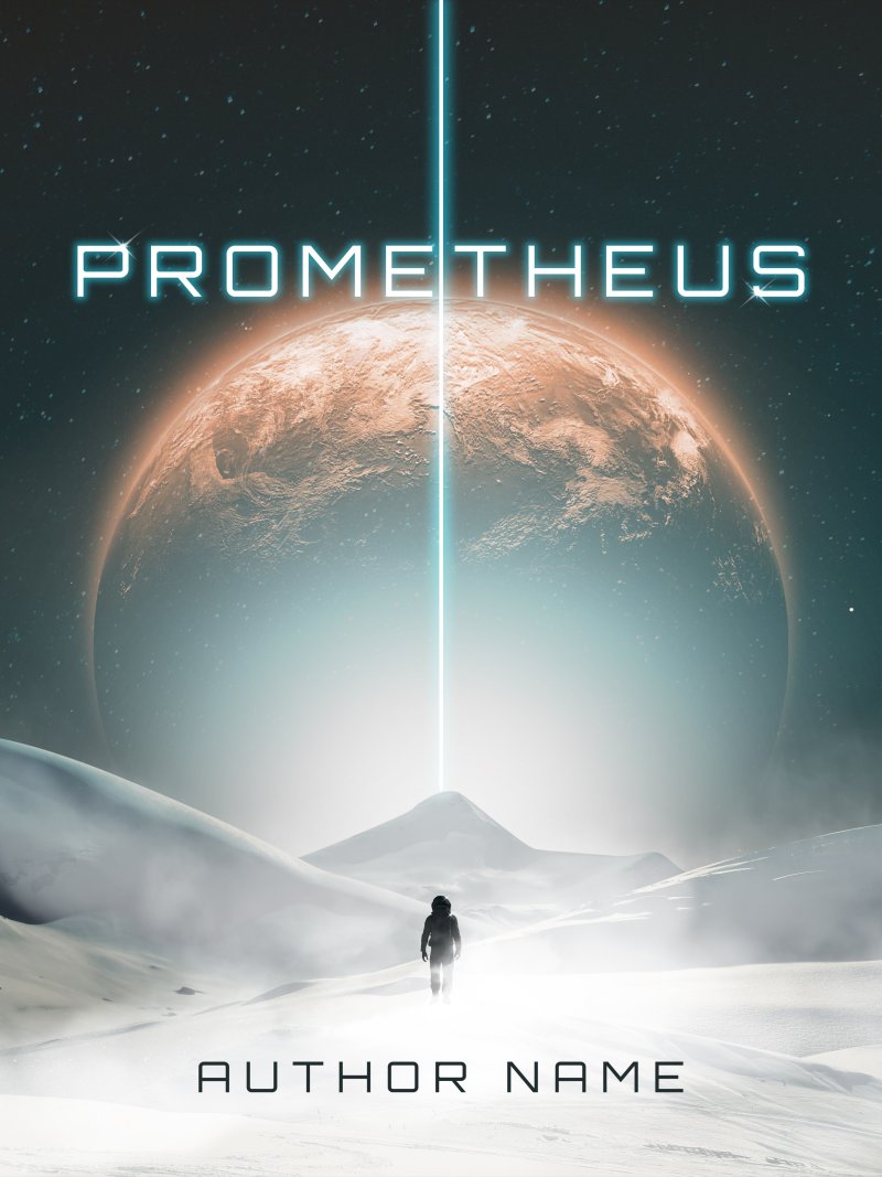 Premade Sci-Fi Book Cover – Space Exploration | Hard Science Fiction & Dystopian Thriller