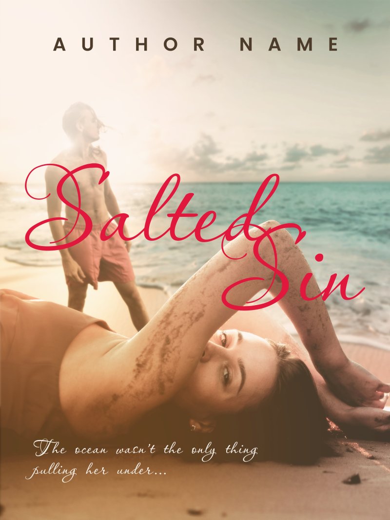 Premade Contemporary Romance Book Cover – Summer Fiction | Steamy Beach Romance