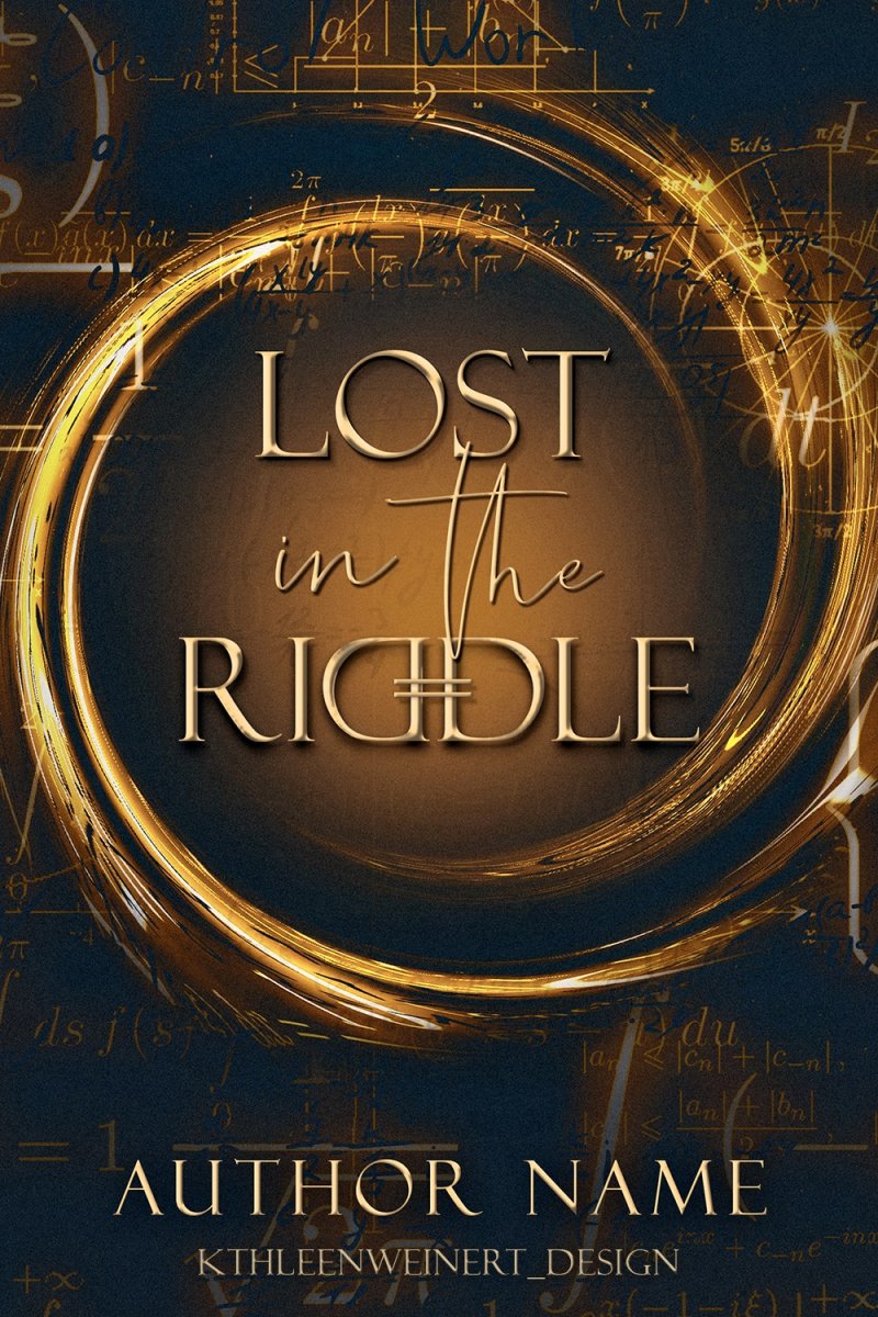 LOST IN THE RIDDLE – Mystery Thriller Premade Cover