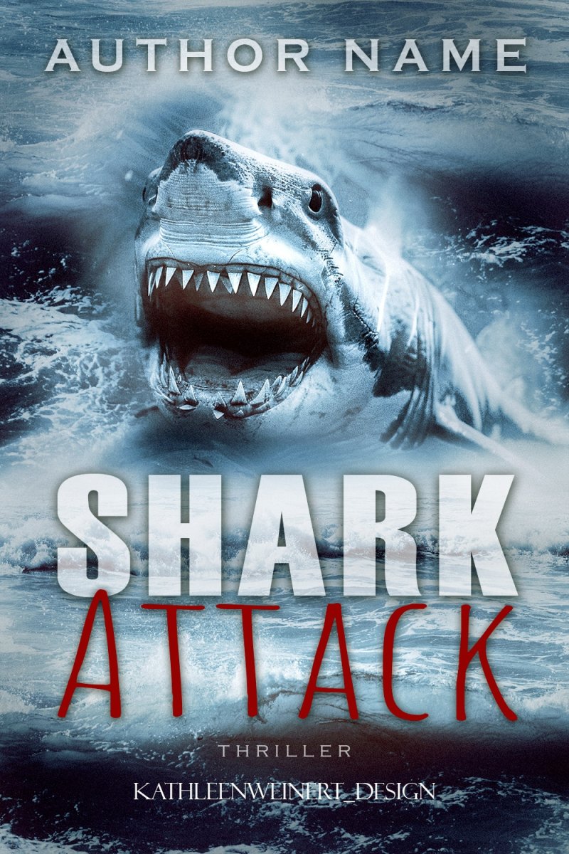 SHARK ATTACK – Horror/Thriller Premade Cover