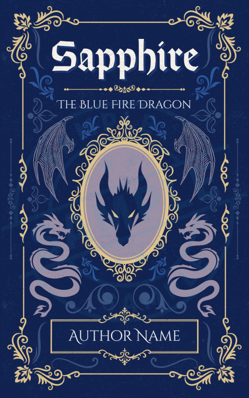 Sapphire The Blue Fire Dragon